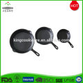 Atacado New Barato Pré-temperado Rodada Ferro Fundido Ovo Fry Pan Set